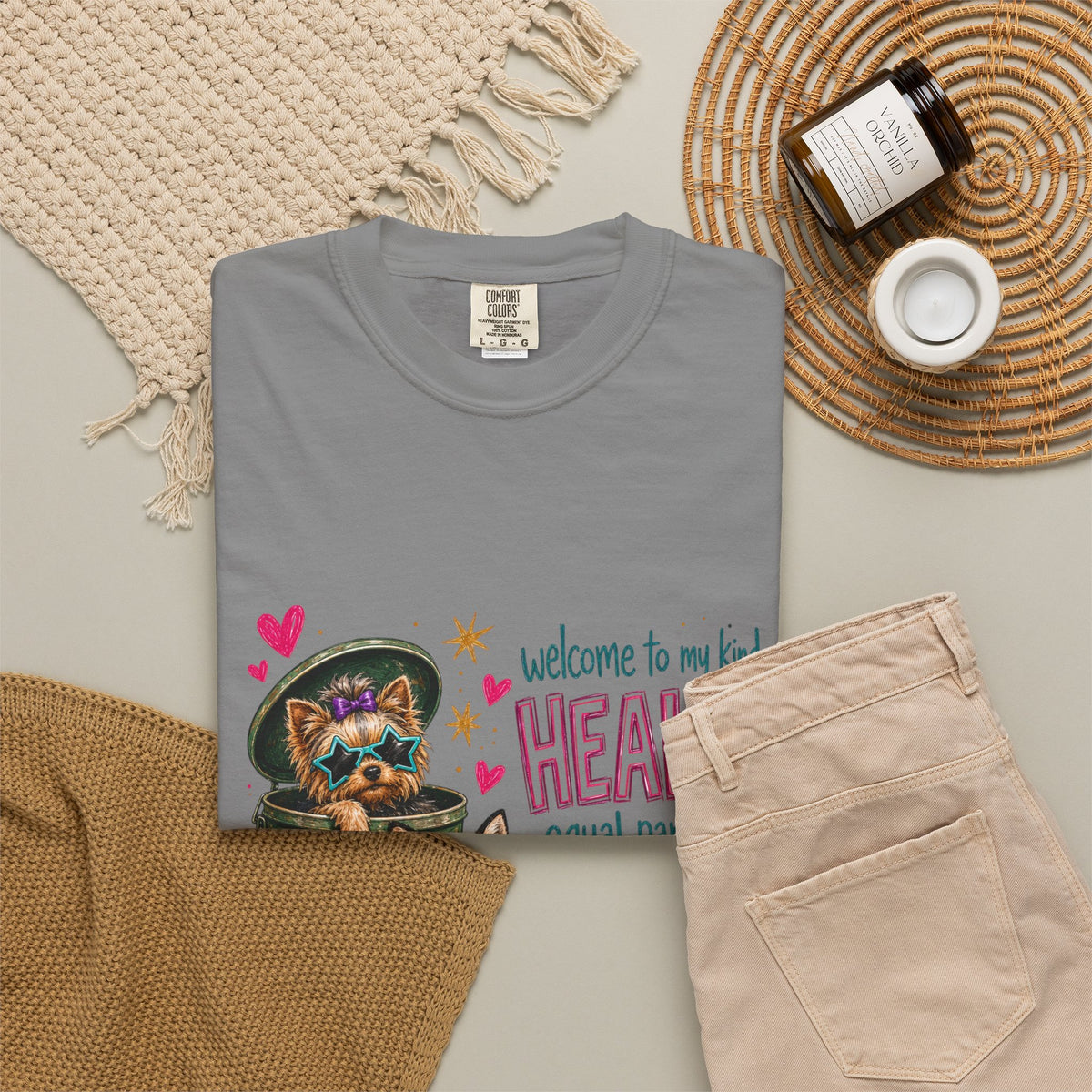 Welcome to My Kind of Healing Funny Graphic Tee – Chaos & Attitude Shirt