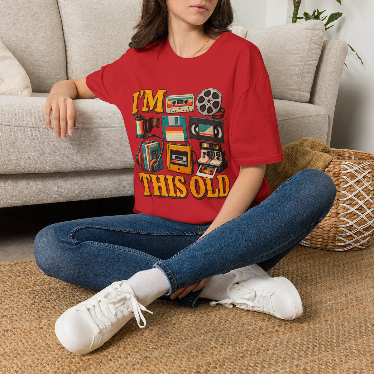 I’m This Old Retro T-Shirt – Funny 80s 90s Nostalgia Graphic Tee