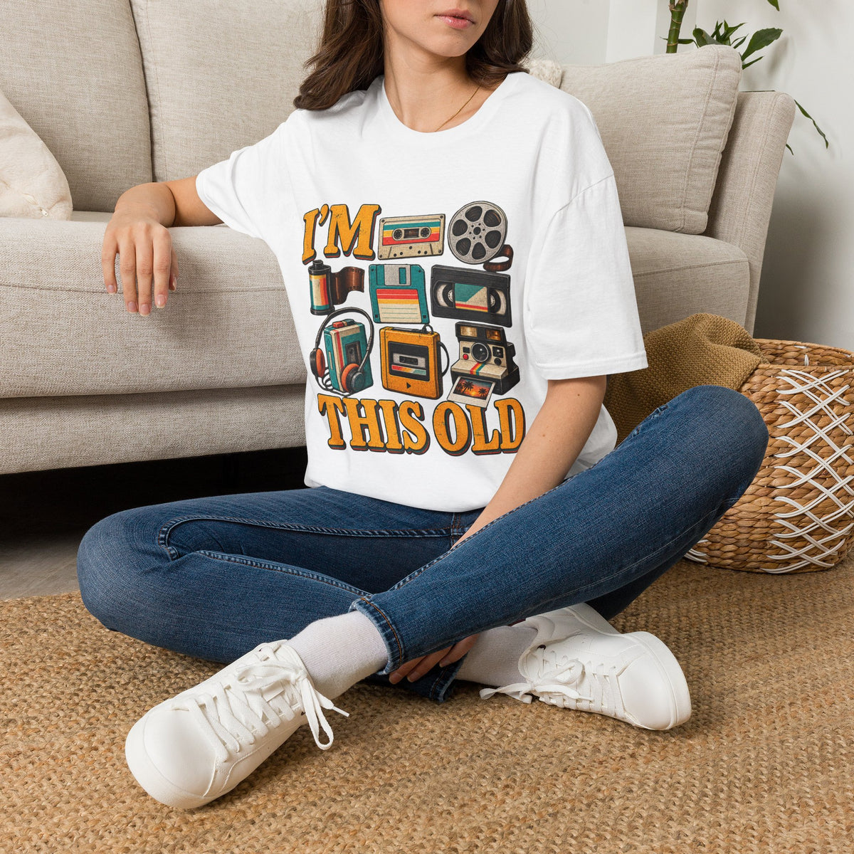 I’m This Old Retro T-Shirt – Funny 80s 90s Nostalgia Graphic Tee