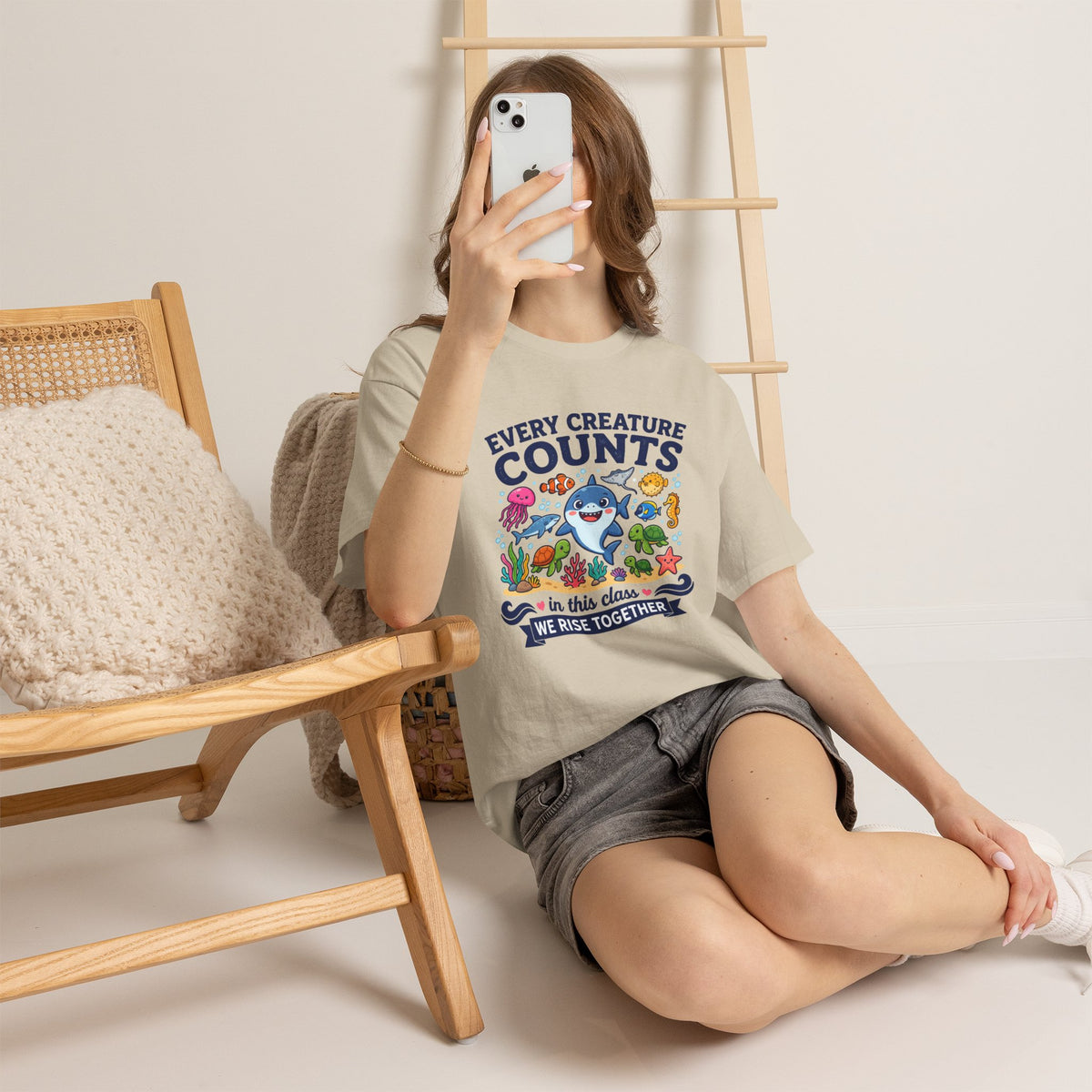 Every Creature Counts Teacher Shirt – Inclusive Classroom Graphic Tee