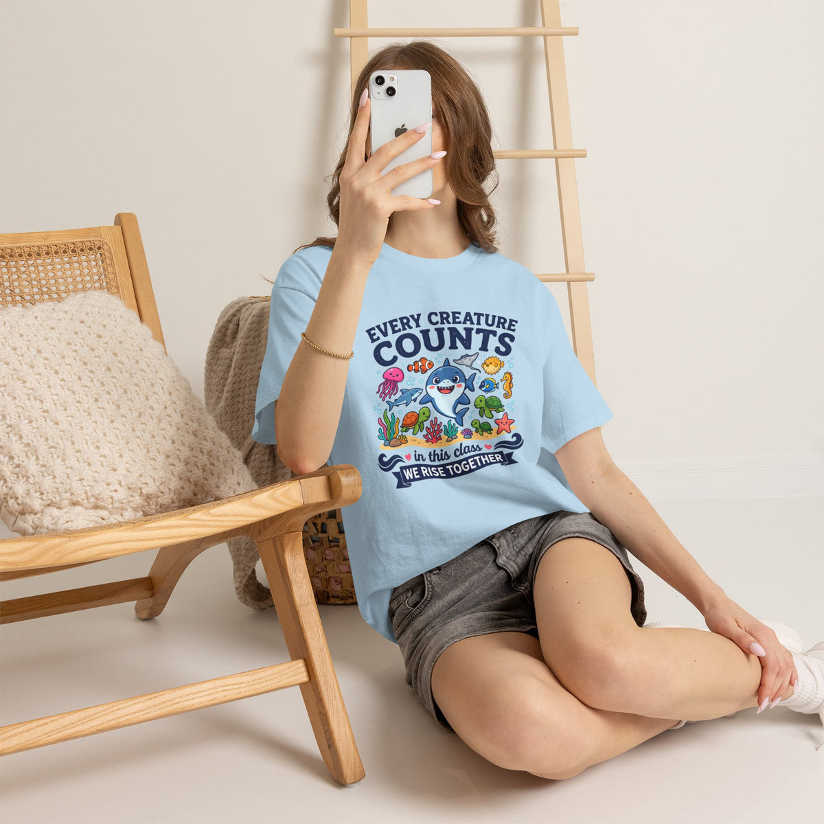 Every Creature Counts Teacher Shirt – Inclusive Classroom Graphic Tee