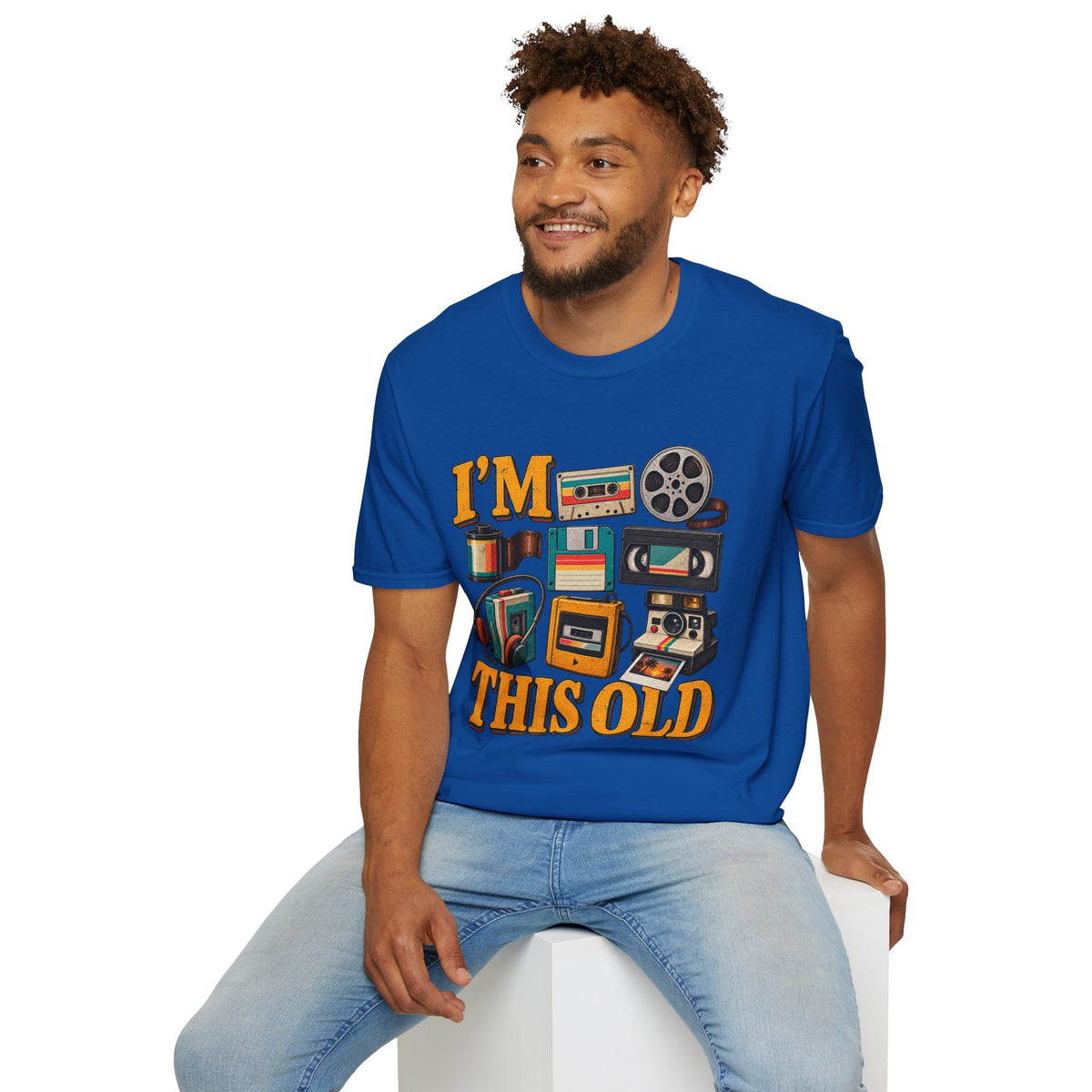 I’m This Old Retro T-Shirt – Funny 80s 90s Nostalgia Graphic Tee