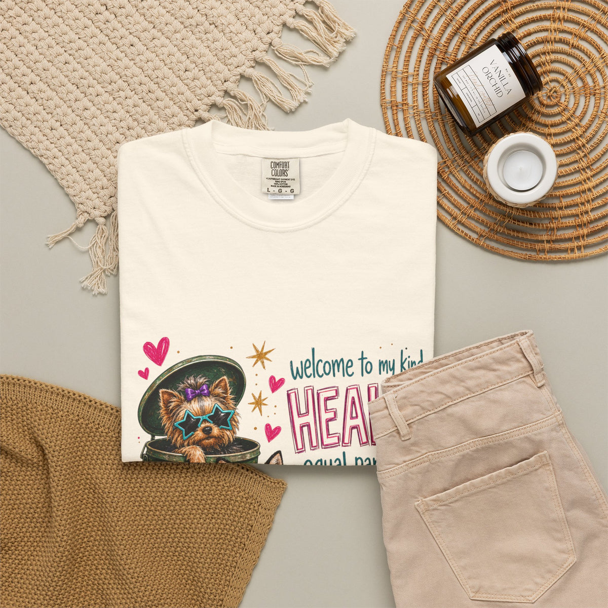 Welcome to My Kind of Healing Funny Graphic Tee – Chaos & Attitude Shirt