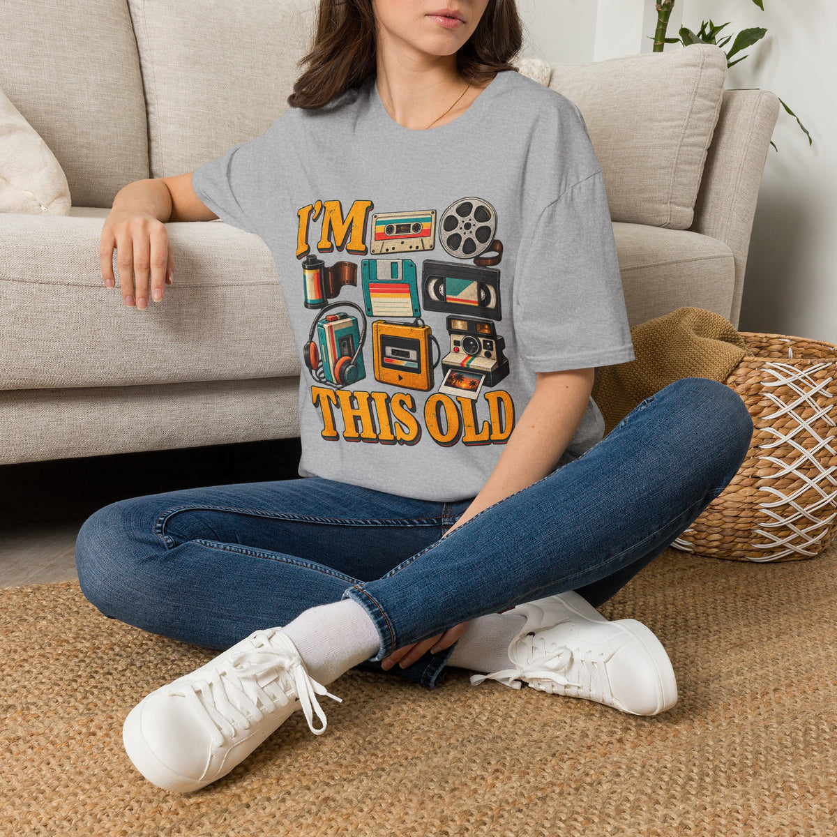 I’m This Old Retro T-Shirt – Funny 80s 90s Nostalgia Graphic Tee