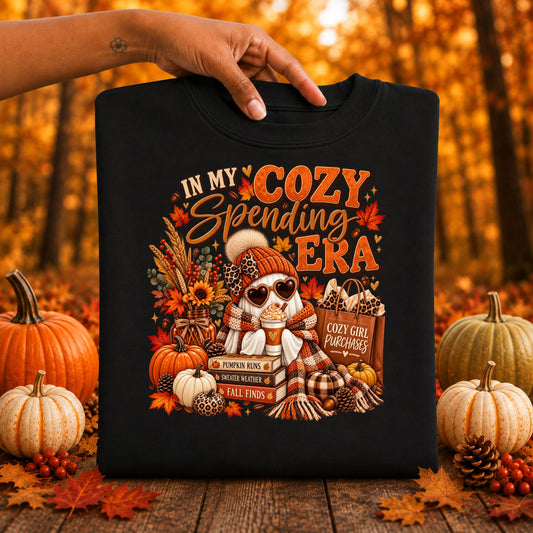 In My Cozy Spending Era Sweatshirt – Cute Fall Shopping & Coffee Crewneck