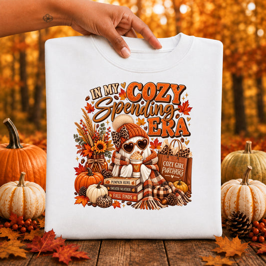 In My Cozy Spending Era Sweatshirt – Cute Fall Shopping & Coffee Crewneck