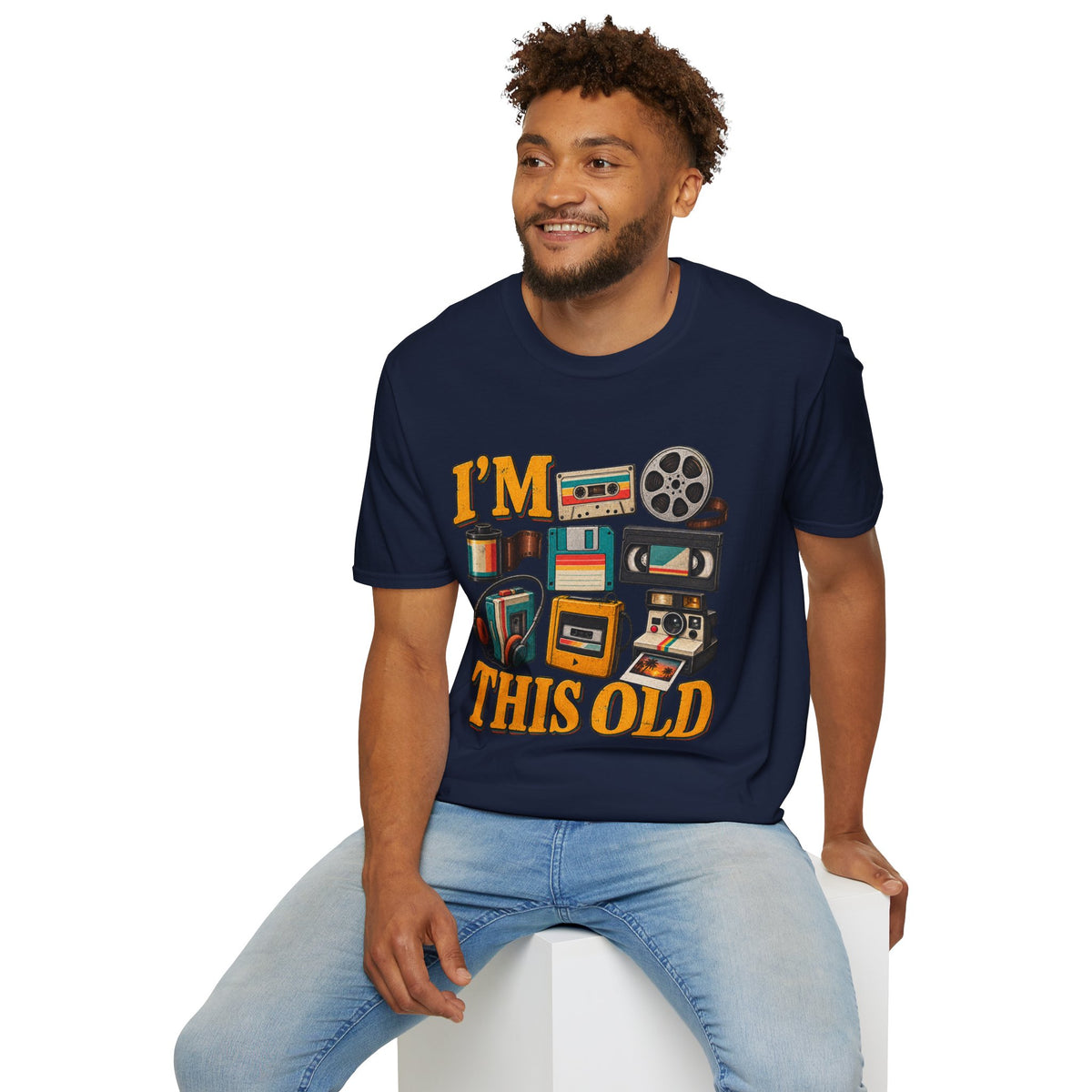 I’m This Old Retro T-Shirt – Funny 80s 90s Nostalgia Graphic Tee