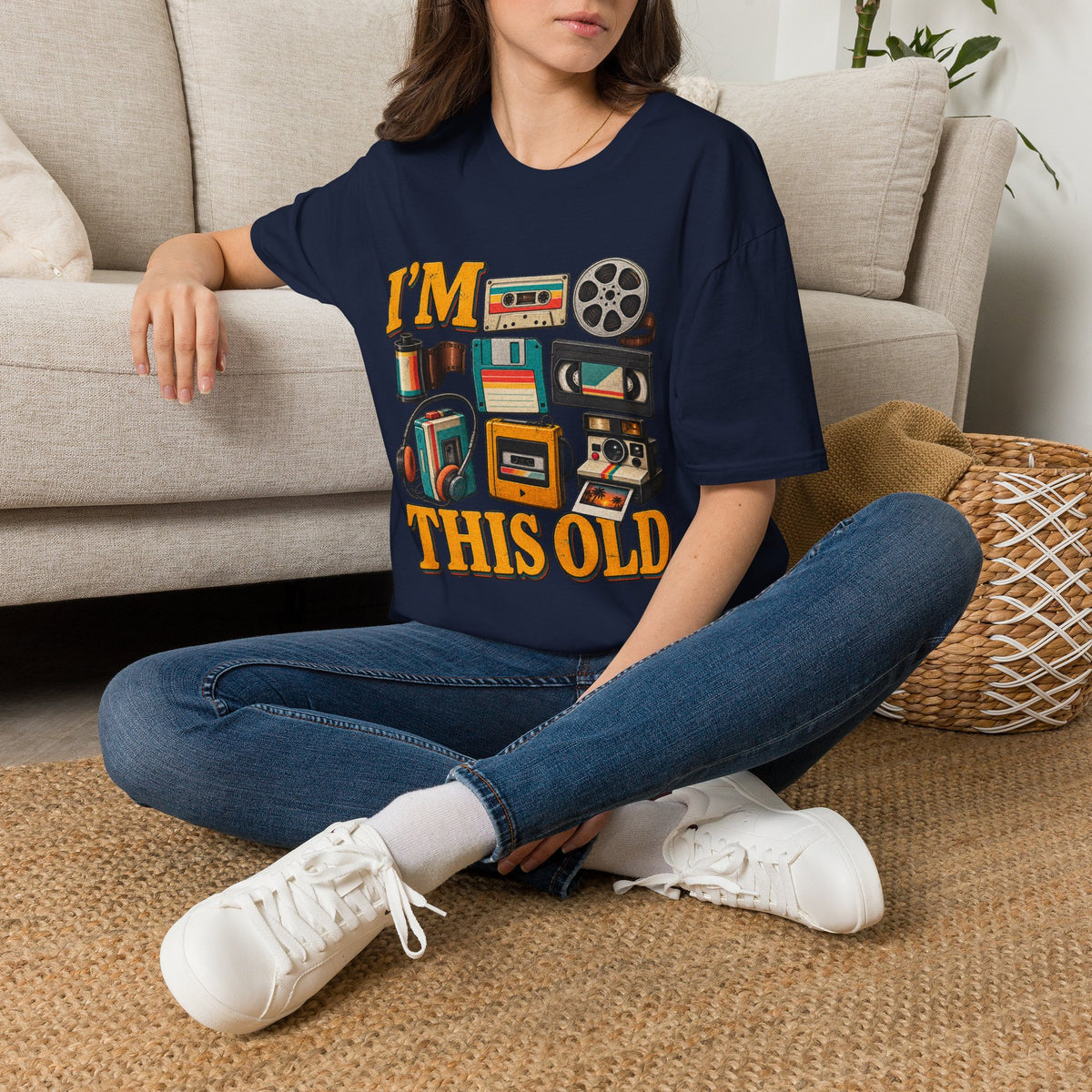 I’m This Old Retro T-Shirt – Funny 80s 90s Nostalgia Graphic Tee
