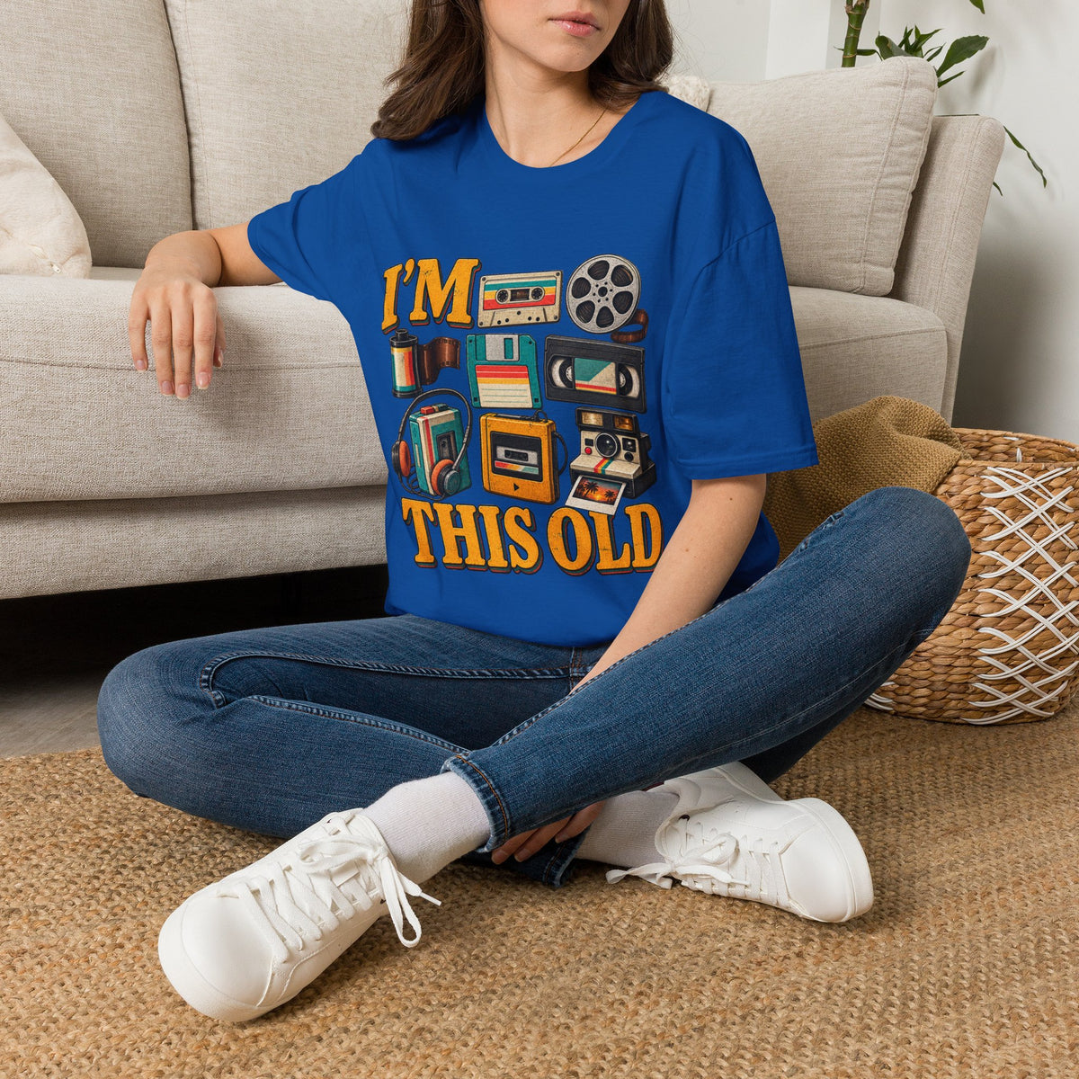 I’m This Old Retro T-Shirt – Funny 80s 90s Nostalgia Graphic Tee