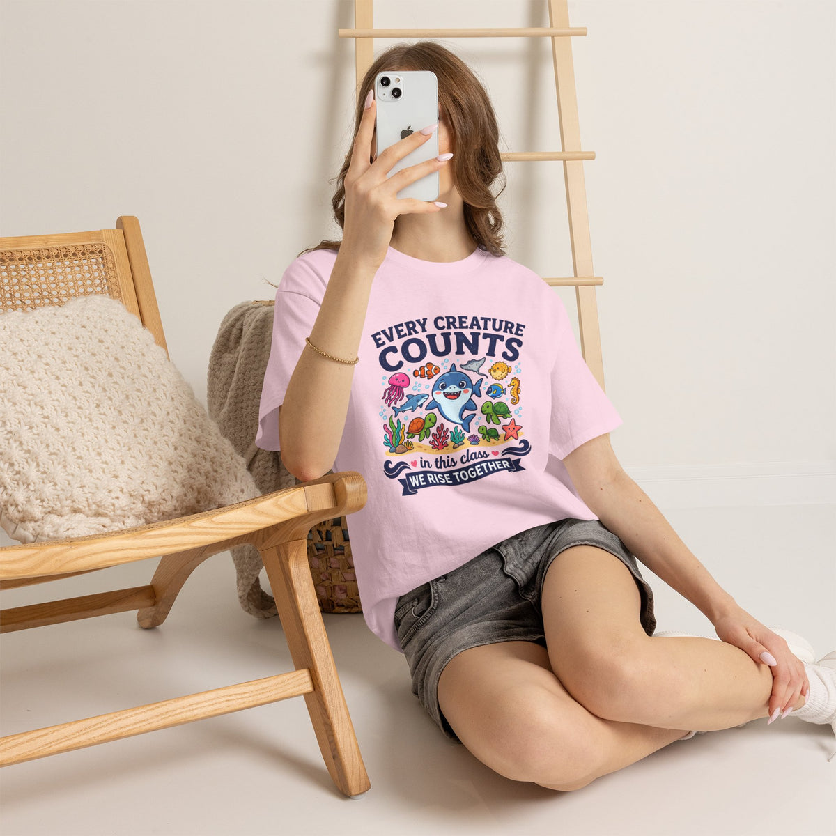 Every Creature Counts Teacher Shirt – Inclusive Classroom Graphic Tee
