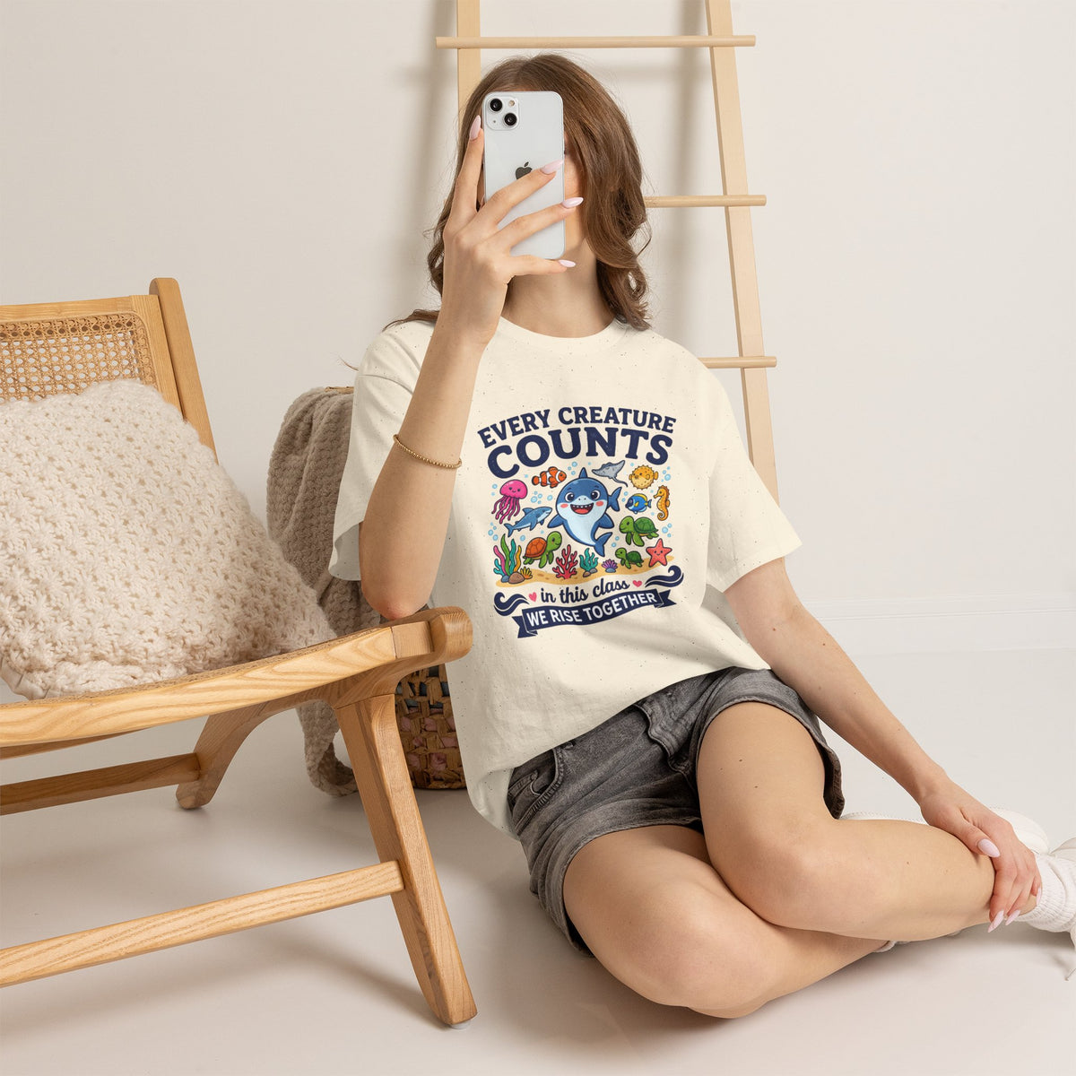 Every Creature Counts Teacher Shirt – Inclusive Classroom Graphic Tee